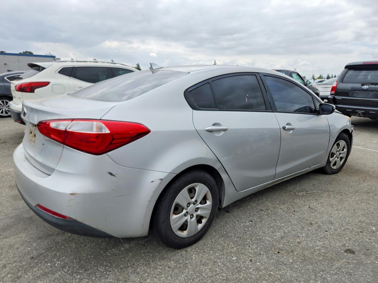 2015 Kia Forte Lx Серый vin: KNAFK4A68F5399439