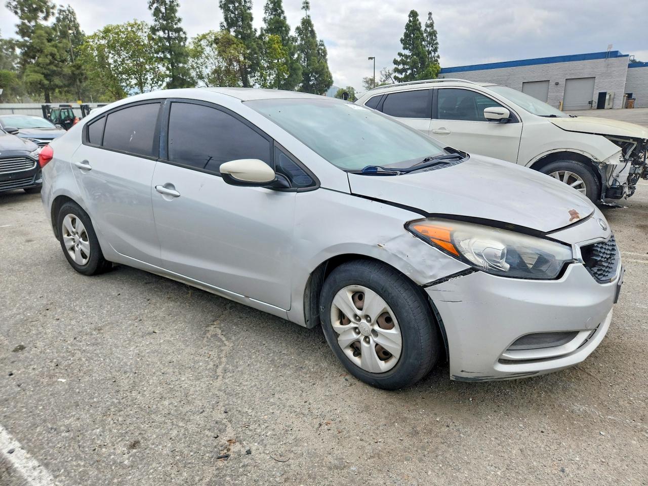 2015 Kia Forte Lx Серый vin: KNAFK4A68F5399439