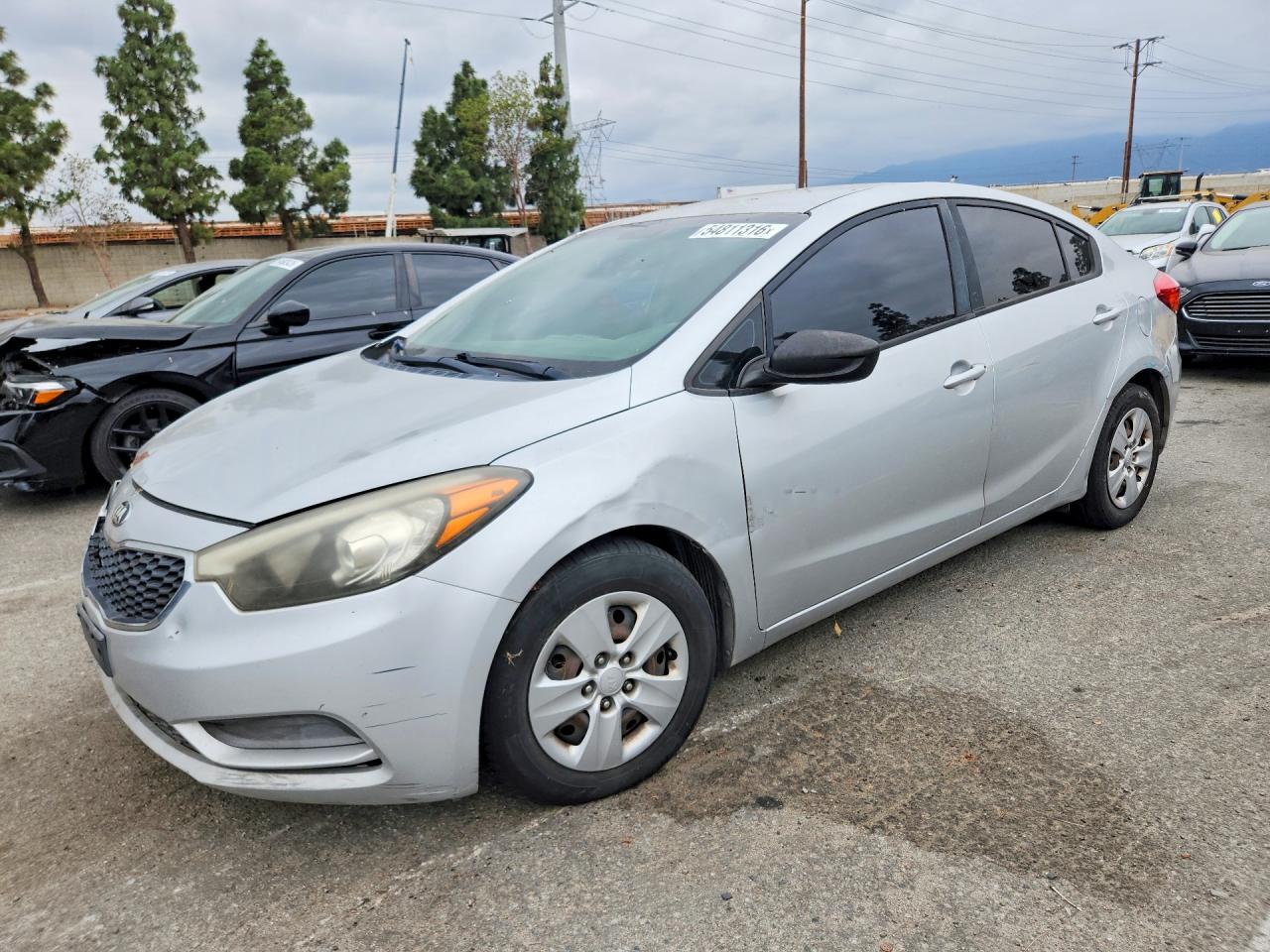 2015 Kia Forte Lx Gray vin: KNAFK4A68F5399439