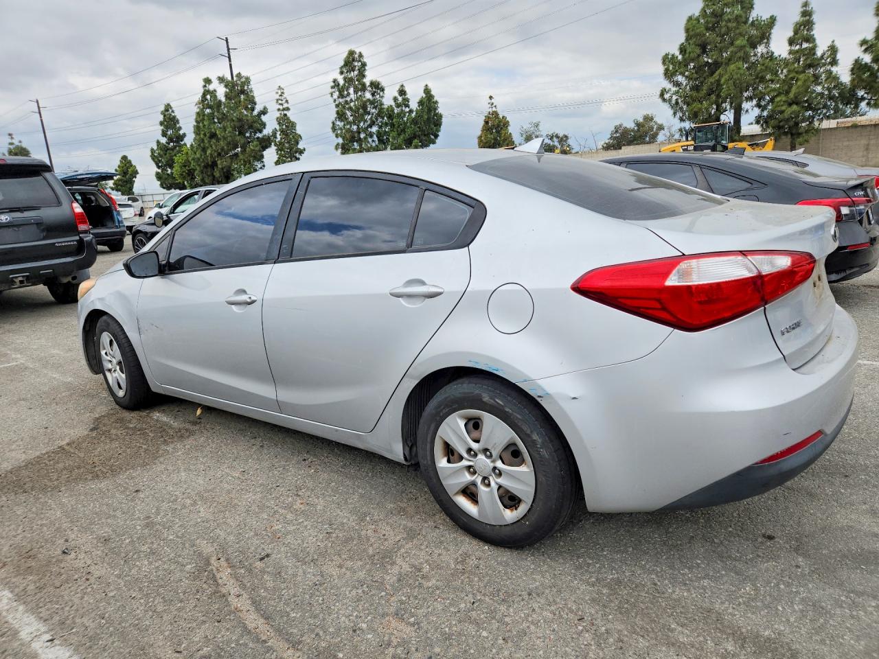 2015 Kia Forte Lx Серый vin: KNAFK4A68F5399439