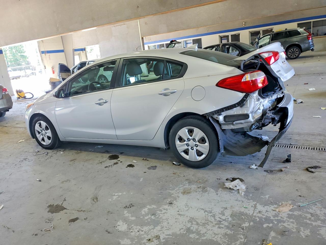 2015 Kia Forte Lx Silver vin: KNAFK4A68F5422069