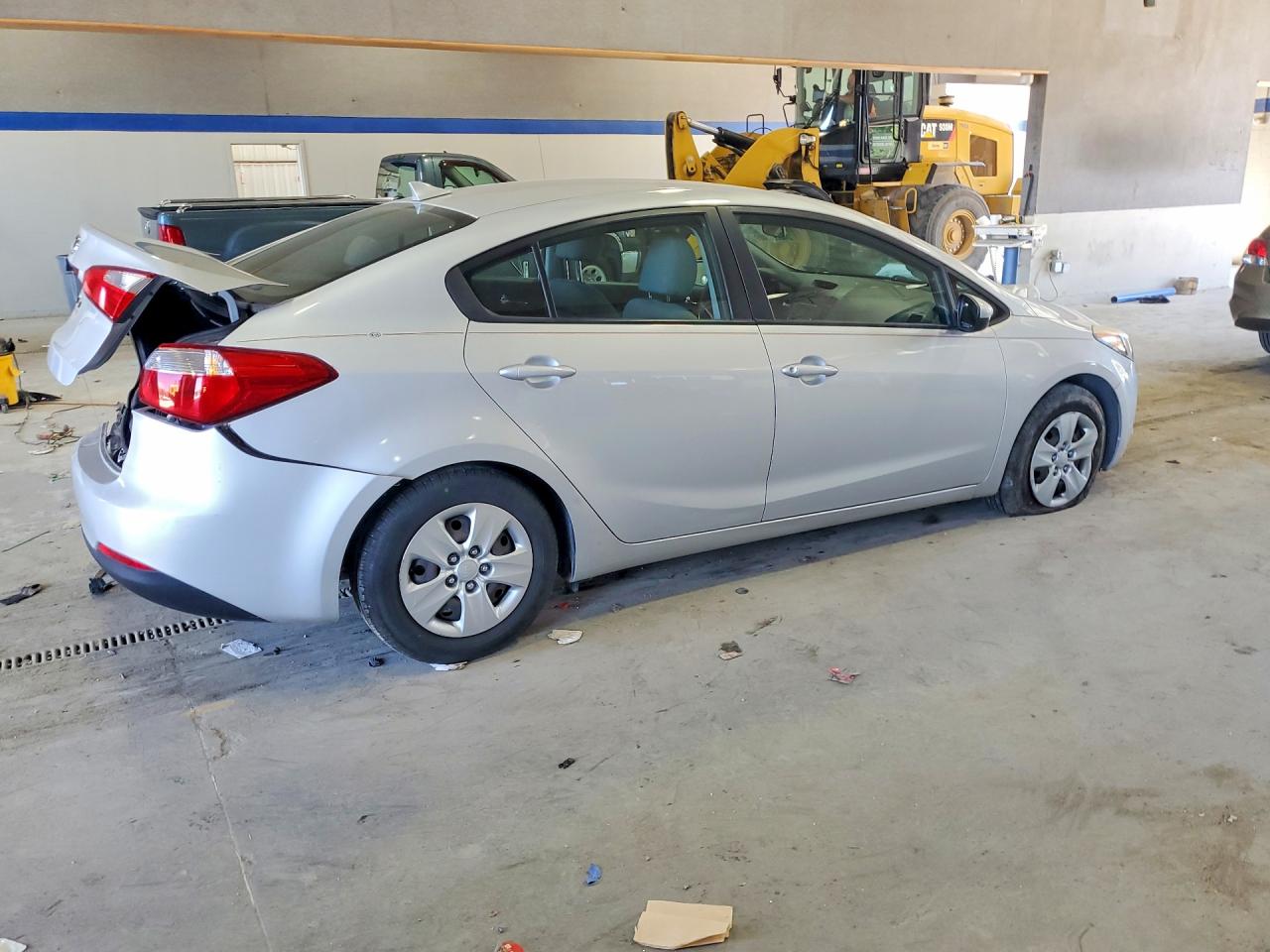 2015 Kia Forte Lx Silver vin: KNAFK4A68F5422069
