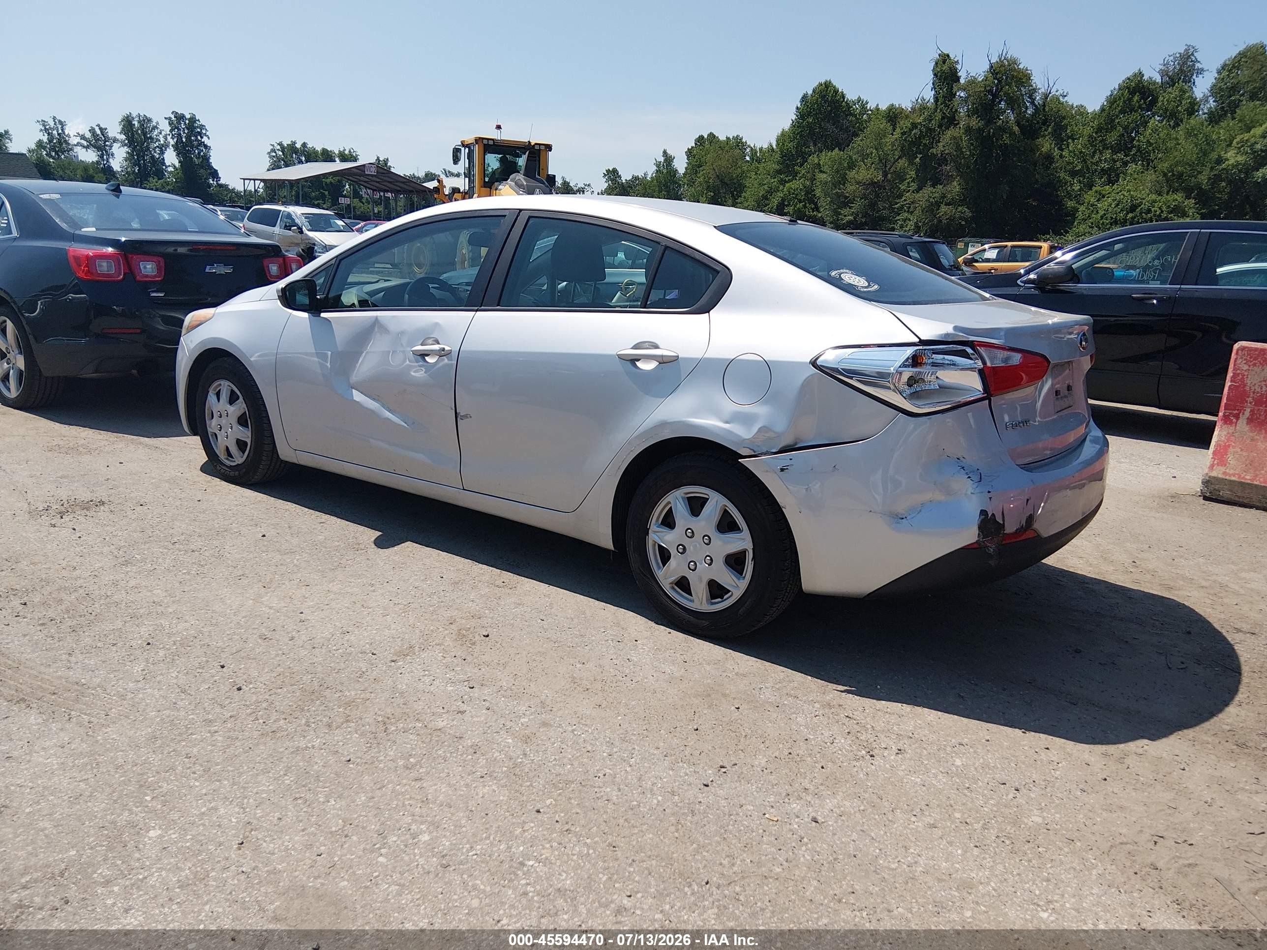 2015 Kia Forte Lx Silver vin: KNAFK4A68F5431497