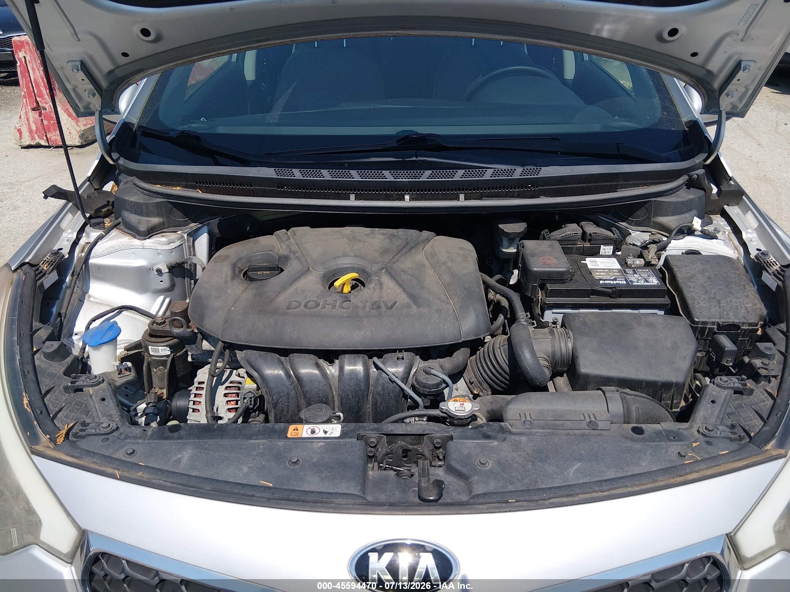 2015 Kia Forte Lx Silver vin: KNAFK4A68F5431497
