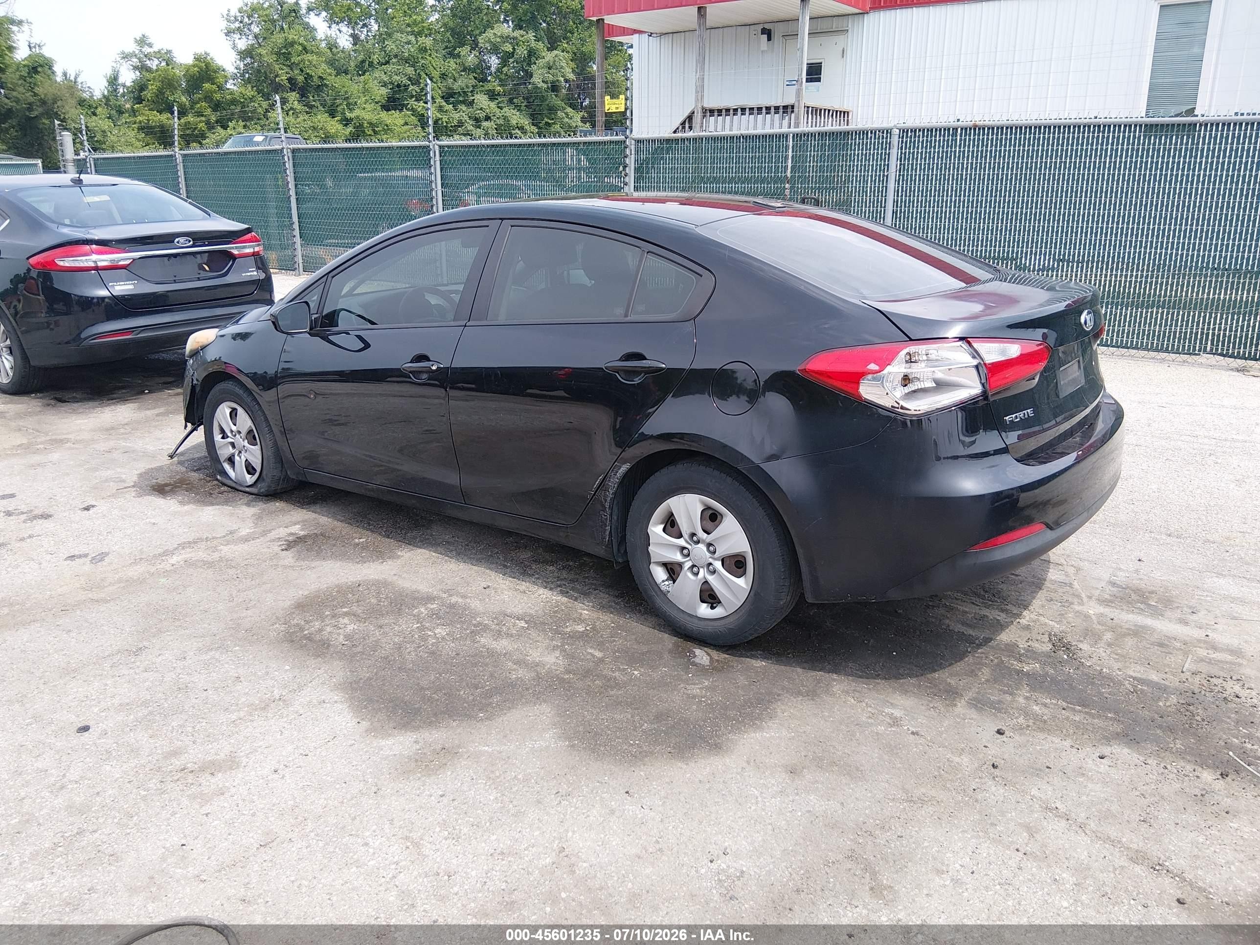 2014 Kia Forte Lx Black vin: KNAFK4A69E5077021