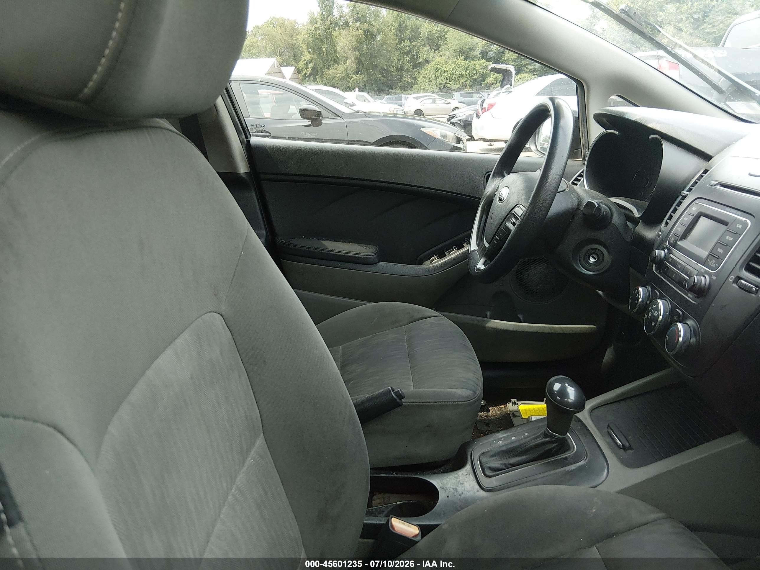 2014 Kia Forte Lx Black vin: KNAFK4A69E5077021