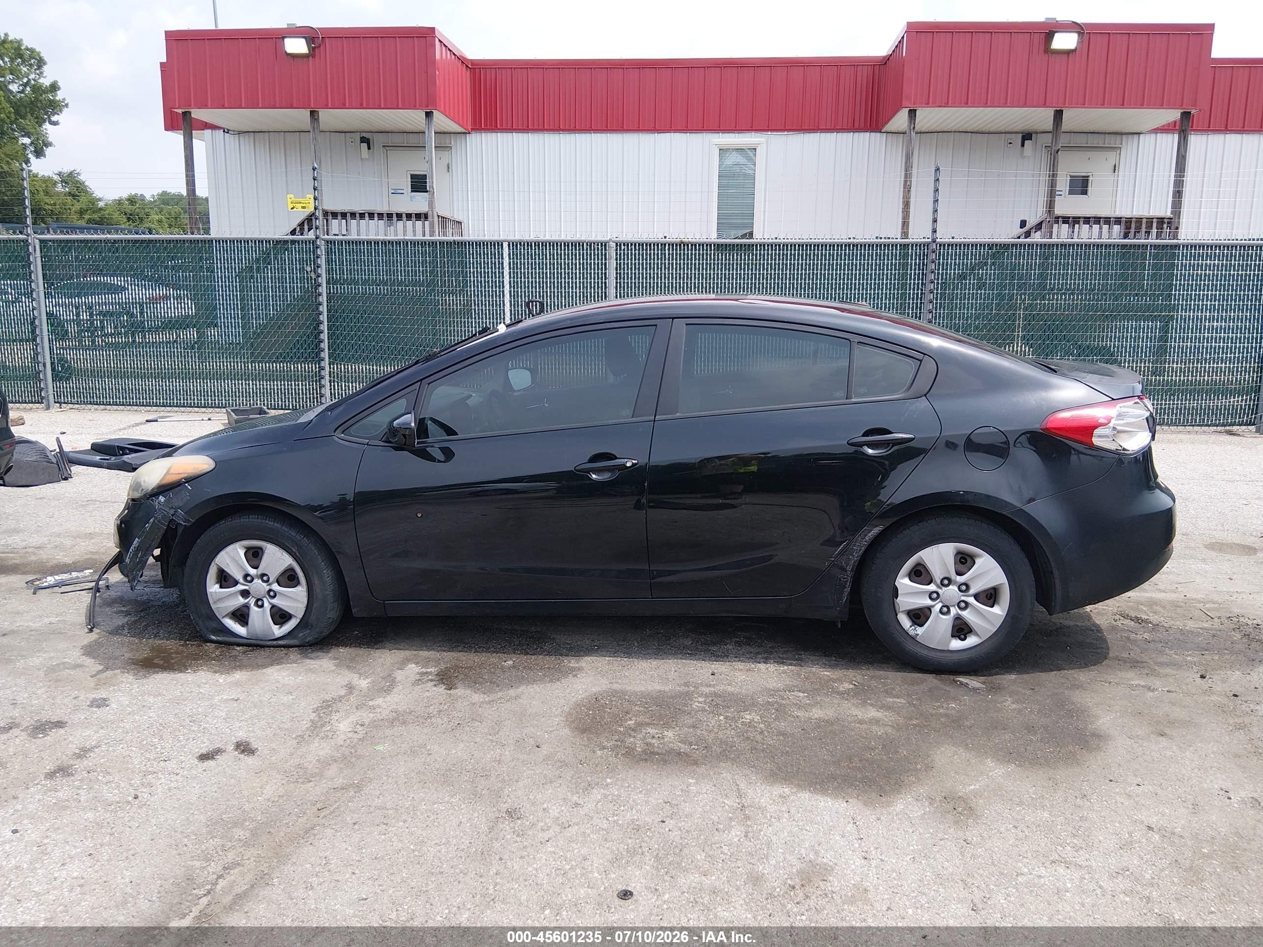2014 Kia Forte Lx Black vin: KNAFK4A69E5077021