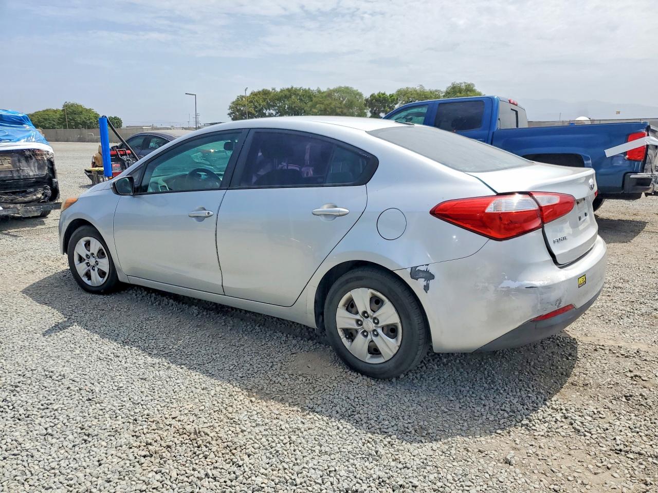 2014 Kia Forte Lx Серебряный vin: KNAFK4A69E5175093