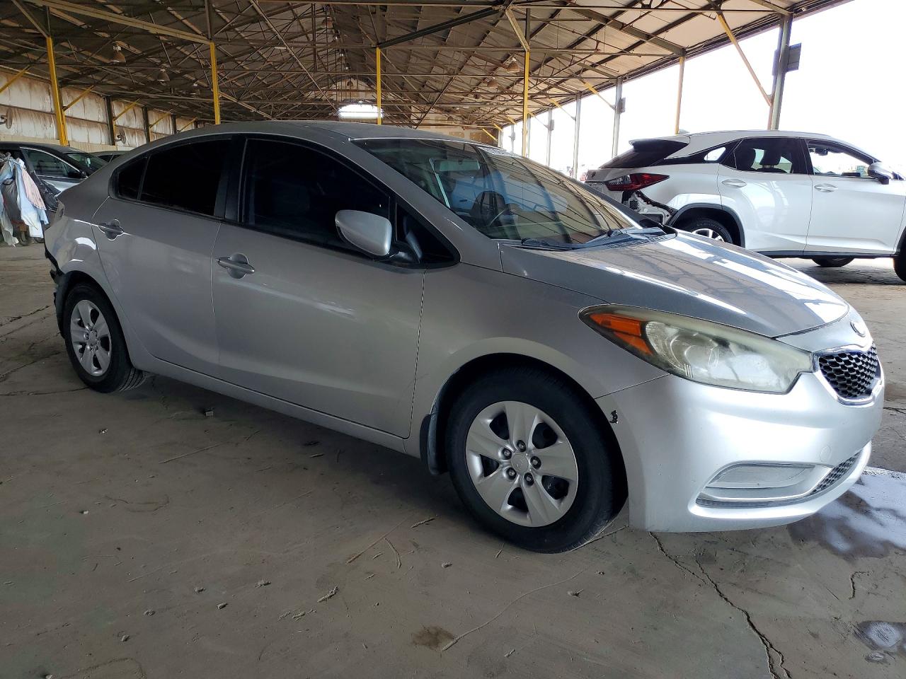 2015 Kia Forte Lx Серебряный vin: KNAFK4A69F5263224