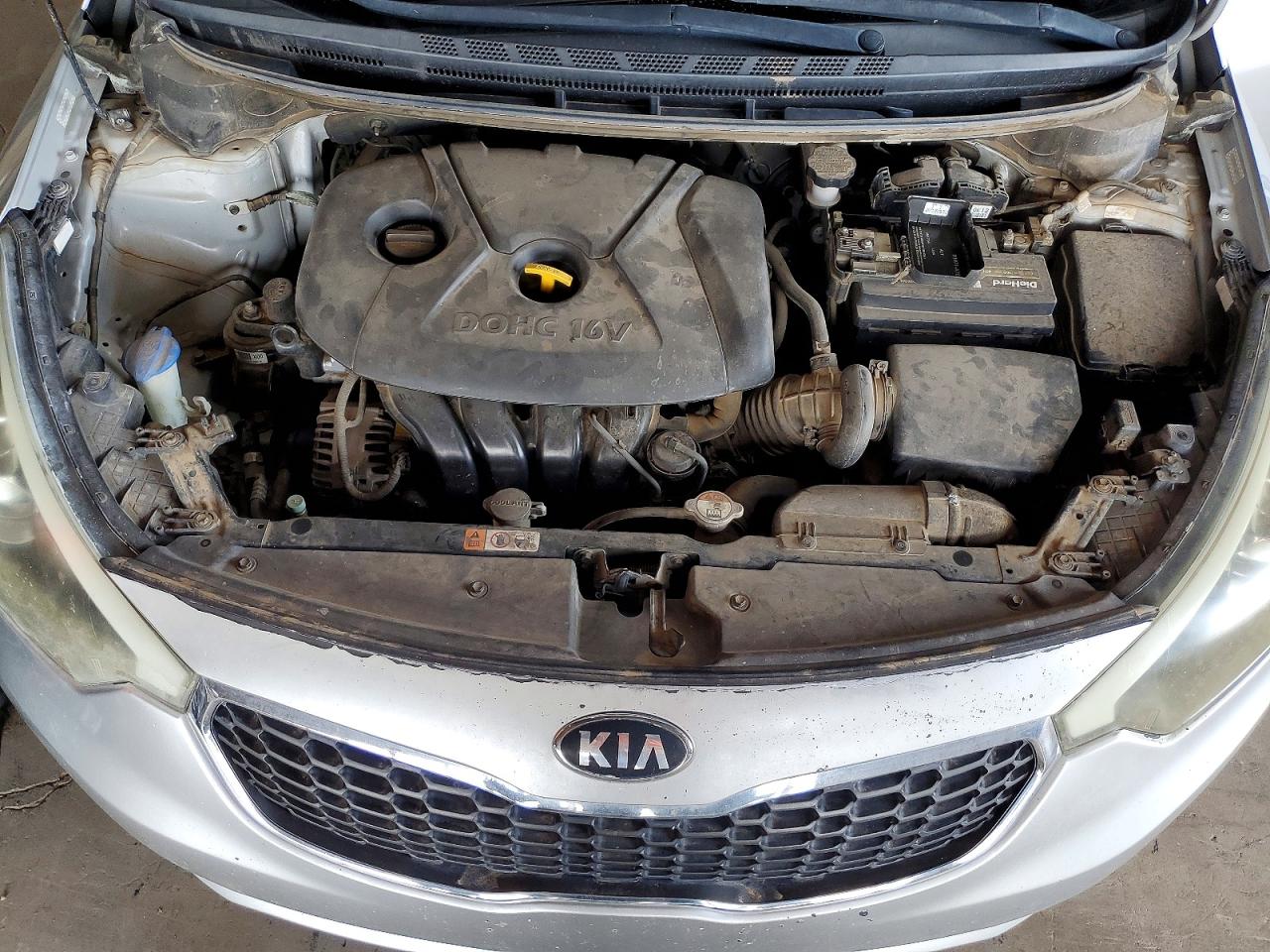 2015 Kia Forte Lx Серебряный vin: KNAFK4A69F5263224