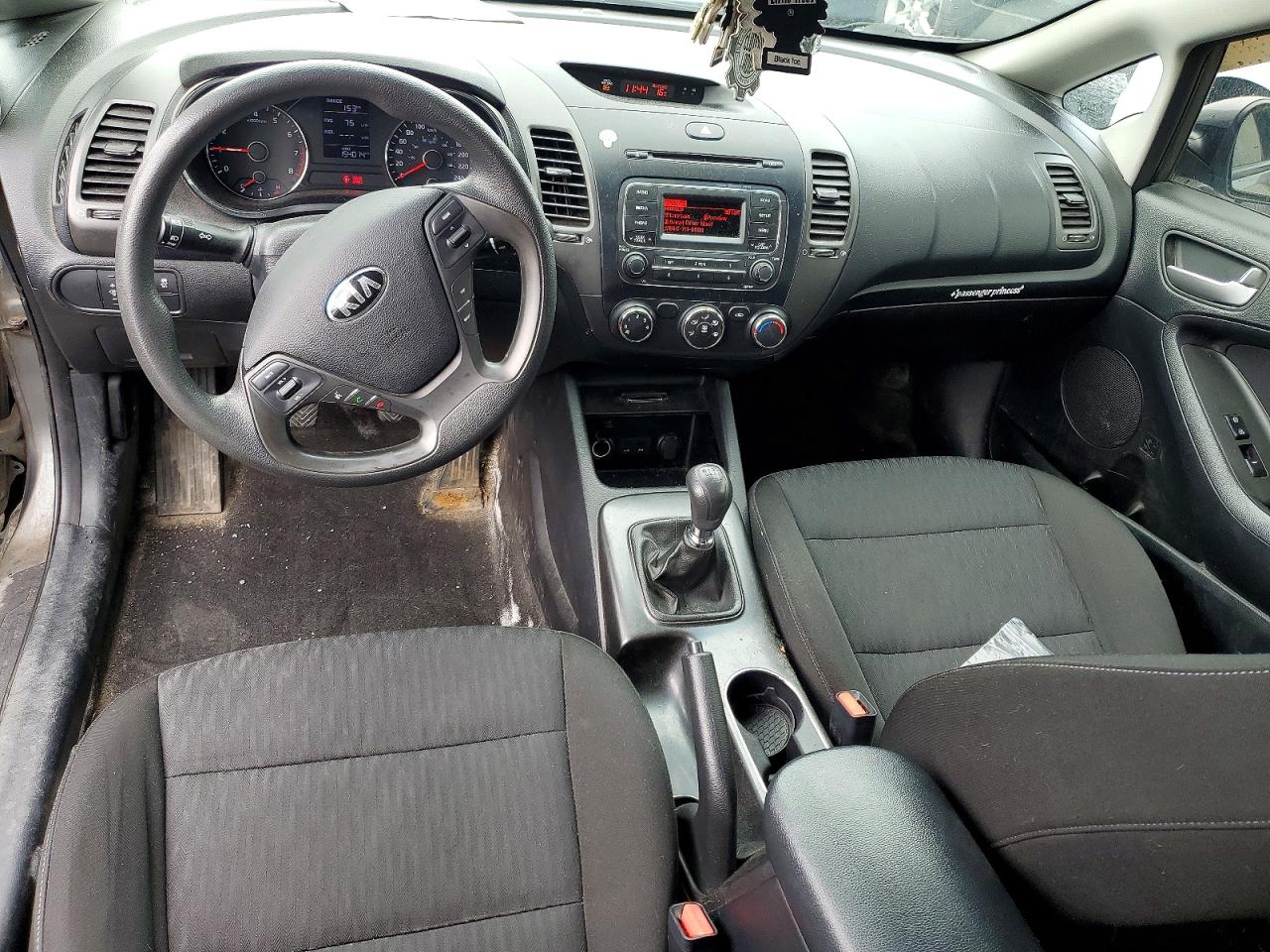 2015 Kia Forte Lx Серый vin: KNAFK4A69F5263417