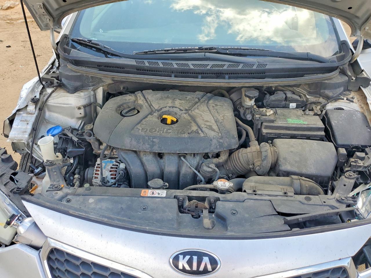 2015 Kia Forte Lx Серебряный vin: KNAFK4A69F5287023