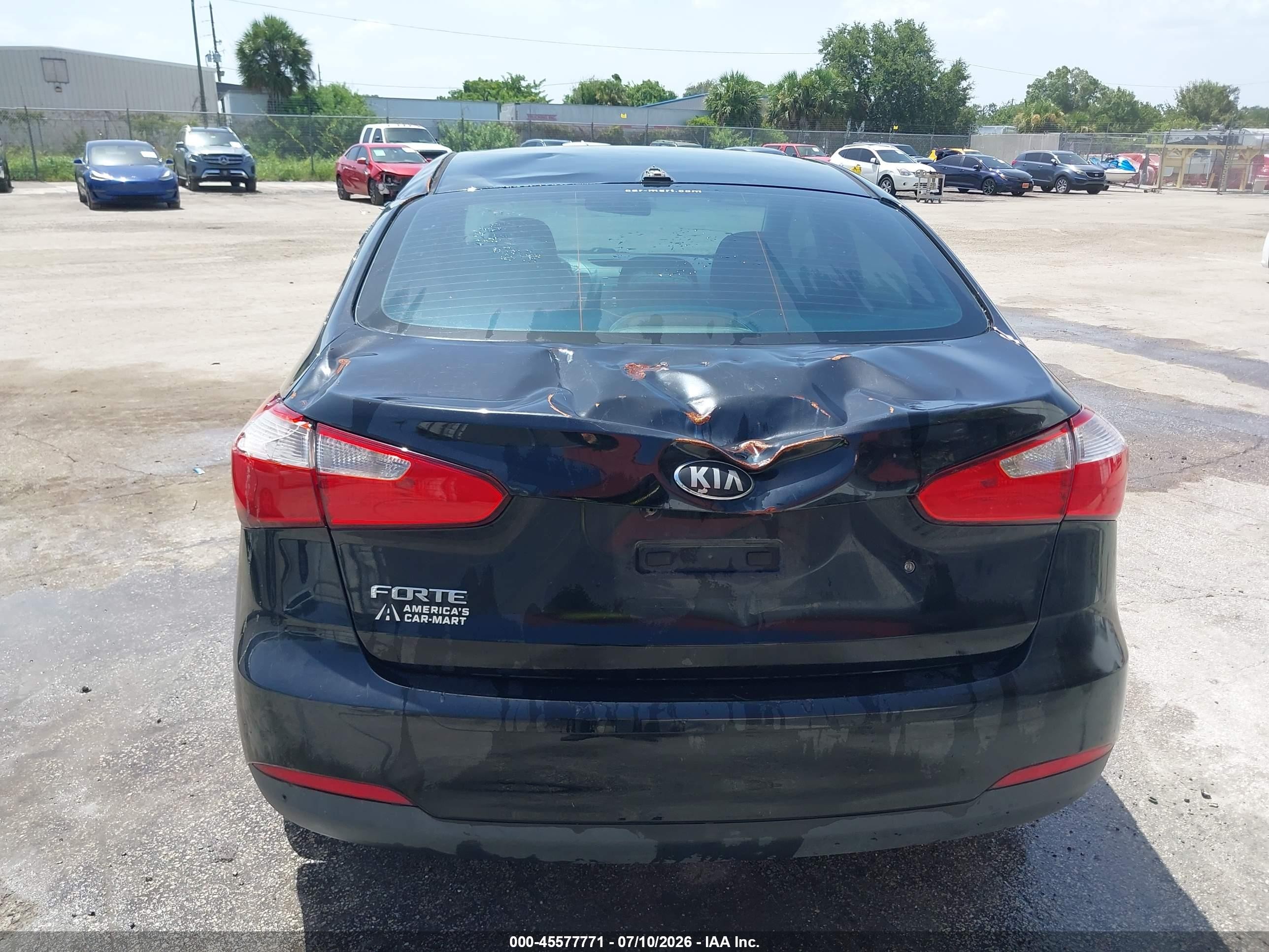 2015 Kia Forte Lx Black vin: KNAFK4A69F5299124