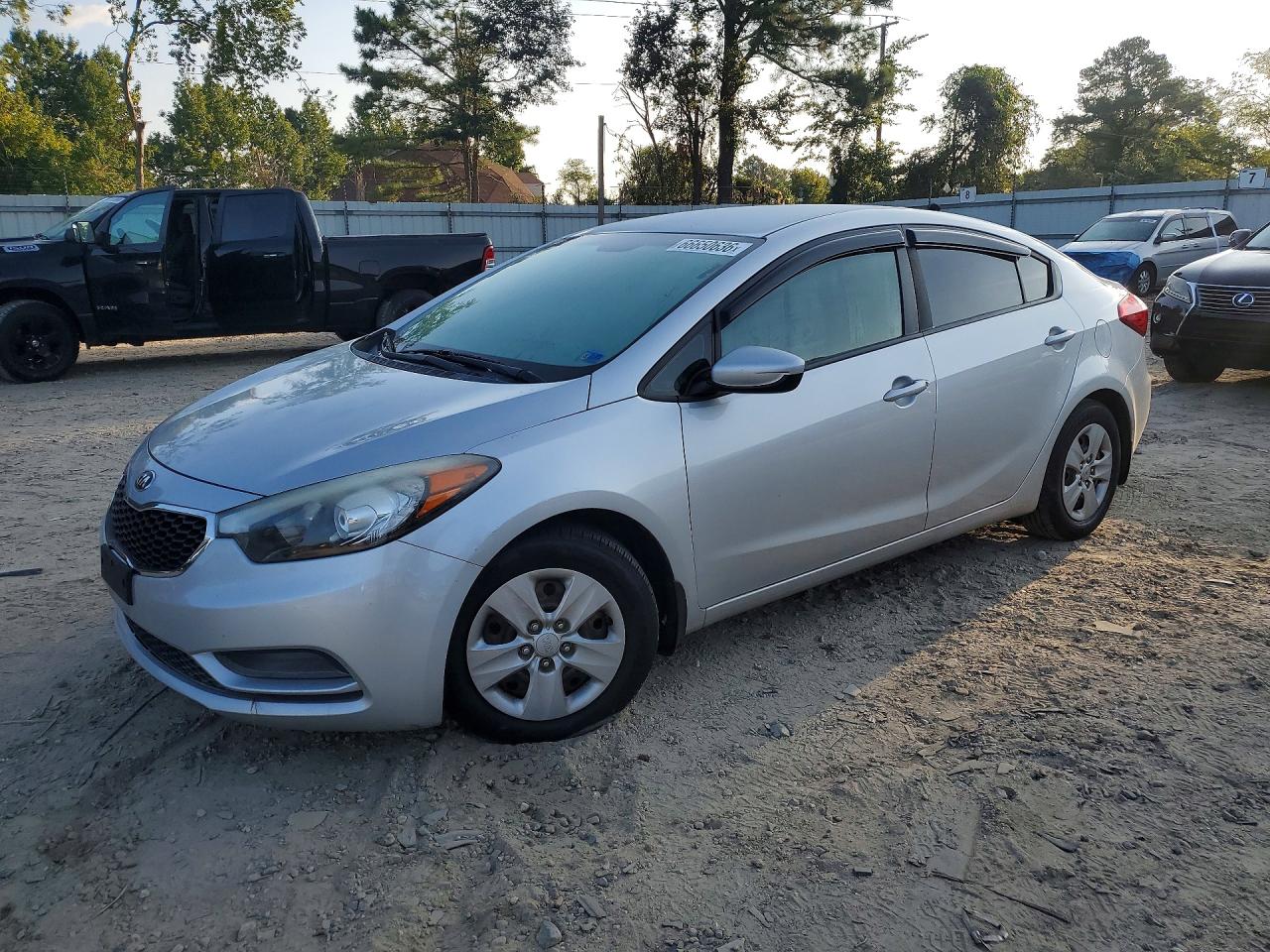 2015 Kia Forte Lx Серебряный vin: KNAFK4A69F5341162