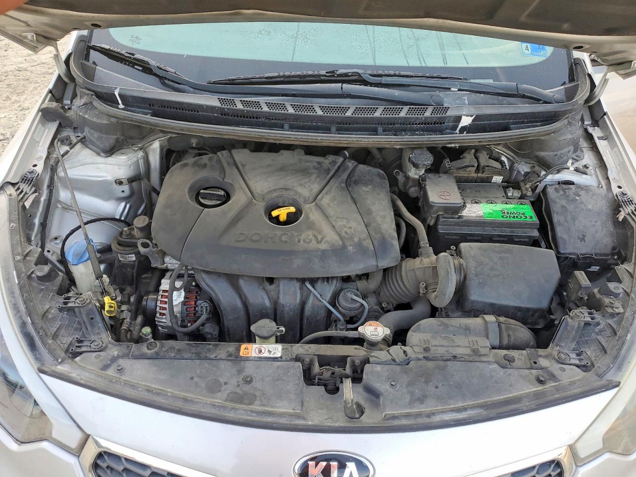 2015 Kia Forte Lx Серебряный vin: KNAFK4A69F5341162