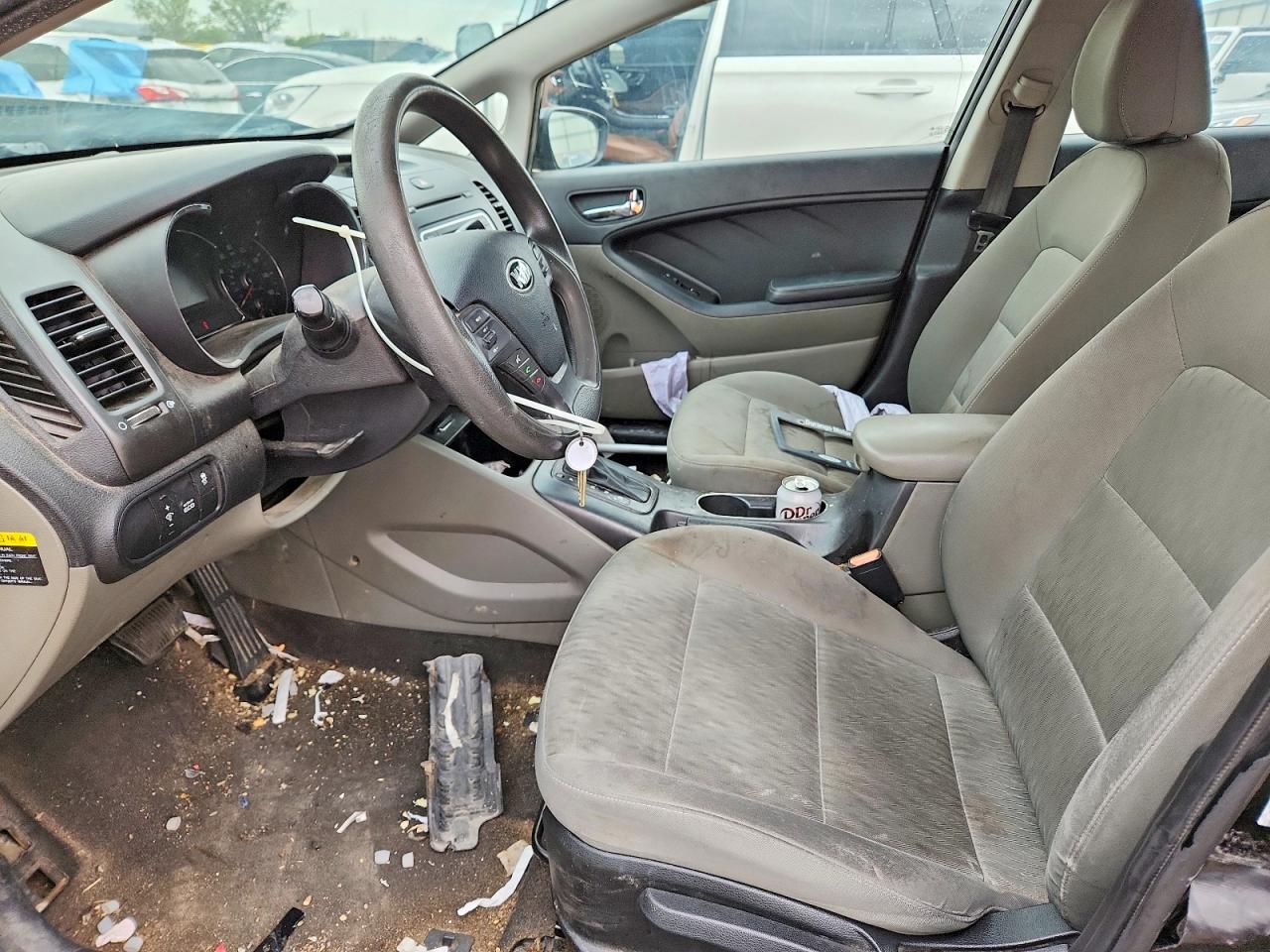 2015 Kia Forte Lx Черный vin: KNAFK4A69F5342828