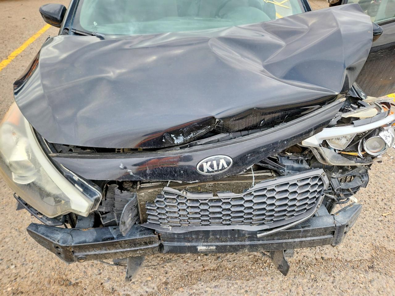 2015 Kia Forte Lx Черный vin: KNAFK4A69F5342828