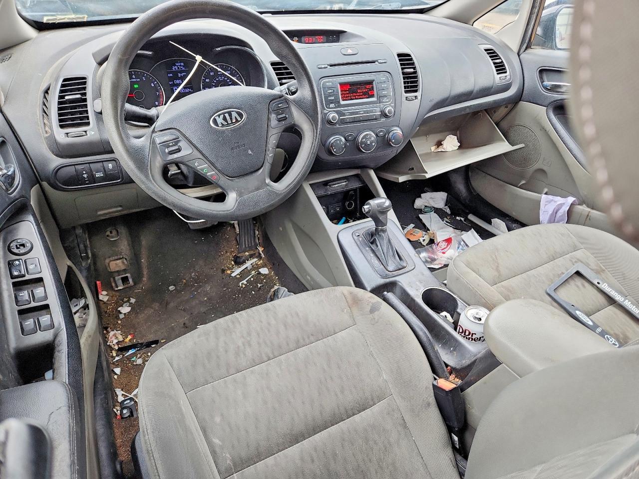2015 Kia Forte Lx Черный vin: KNAFK4A69F5342828