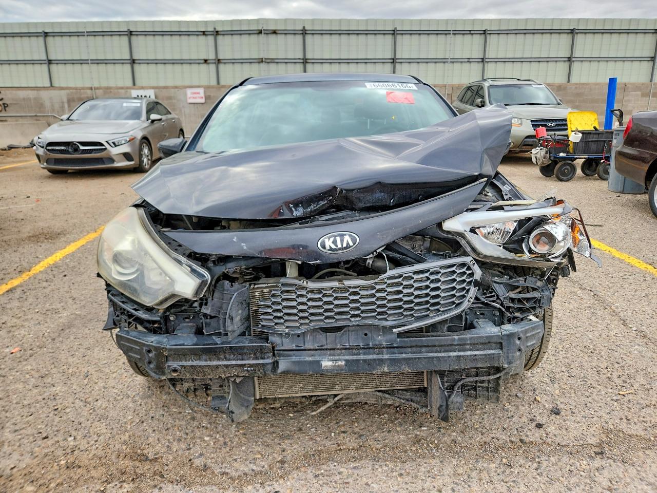 2015 Kia Forte Lx Черный vin: KNAFK4A69F5342828