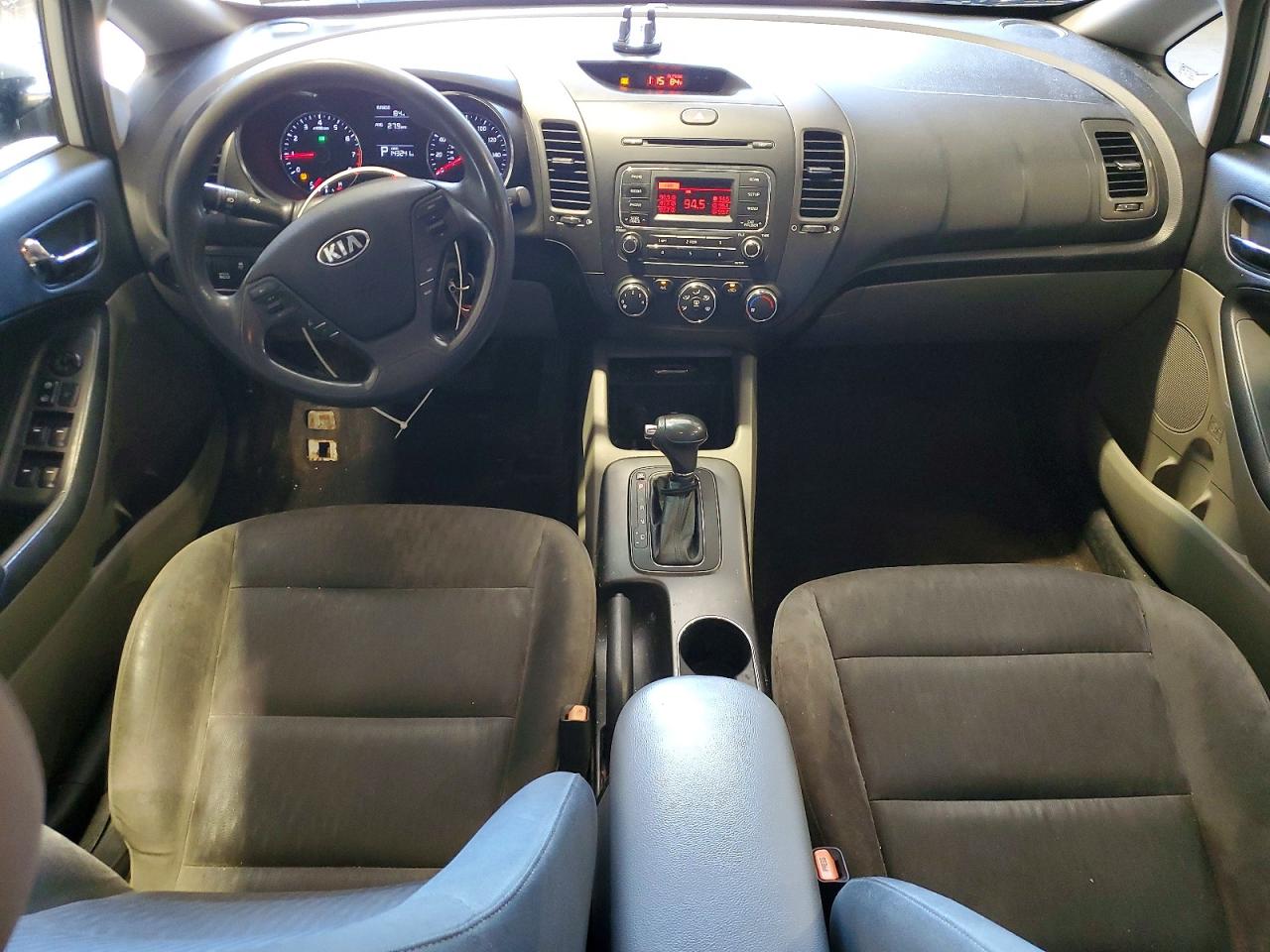 2015 Kia Forte Lx White vin: KNAFK4A69F5422548
