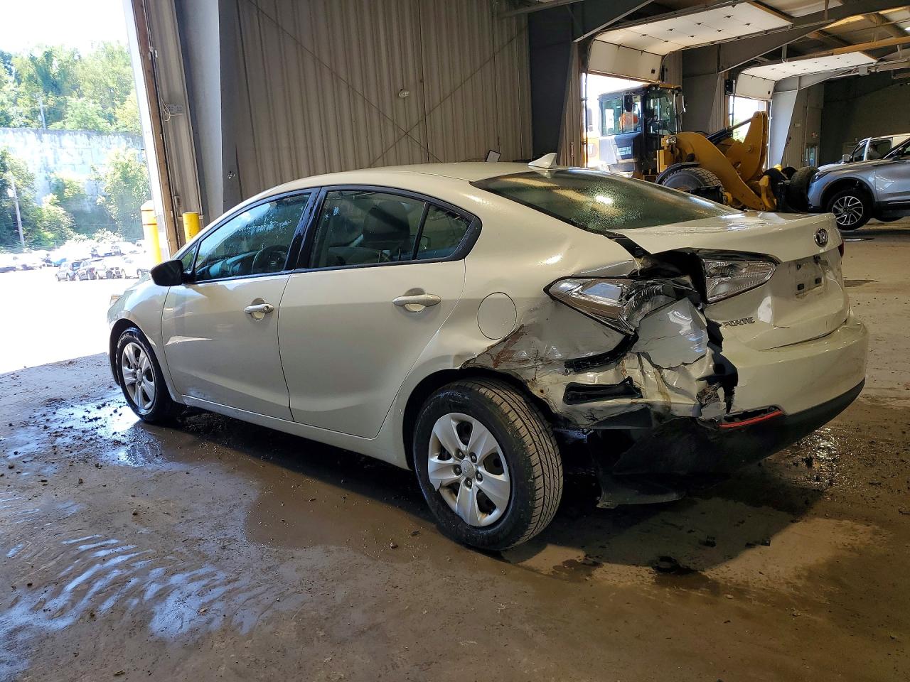 2015 Kia Forte Lx White vin: KNAFK4A69F5422548