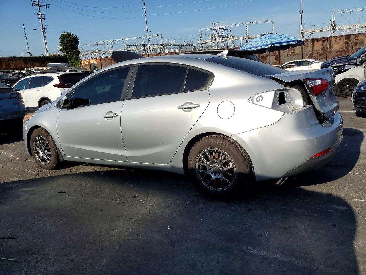 2015 Kia Forte Lx Silver vin: KNAFK4A69F5426017