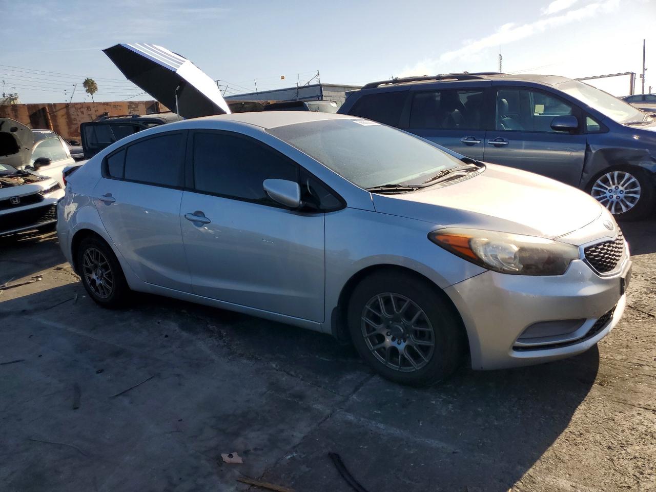 2015 Kia Forte Lx Silver vin: KNAFK4A69F5426017