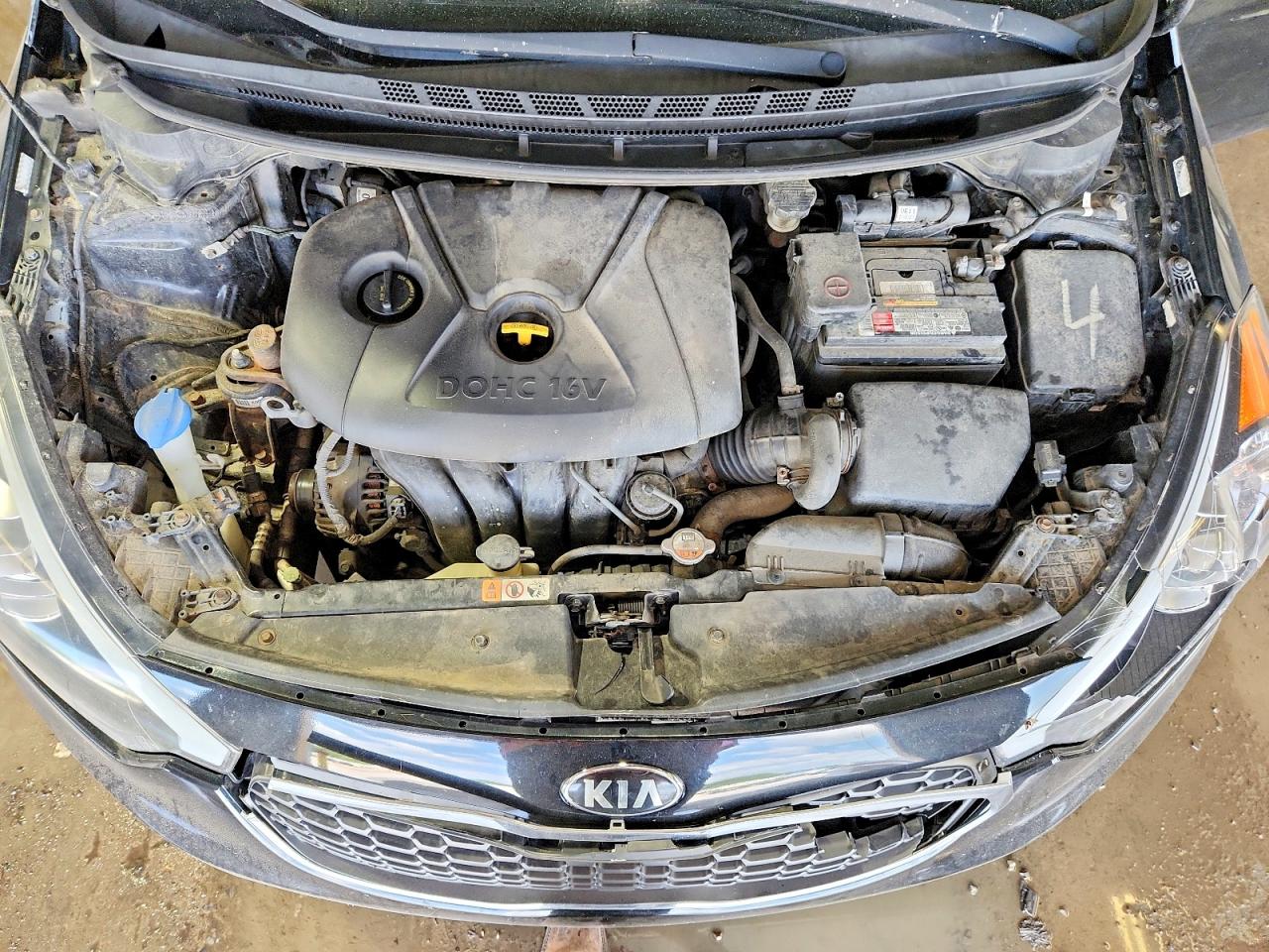 2015 Kia Forte Lx Black vin: KNAFK4A69F5427846