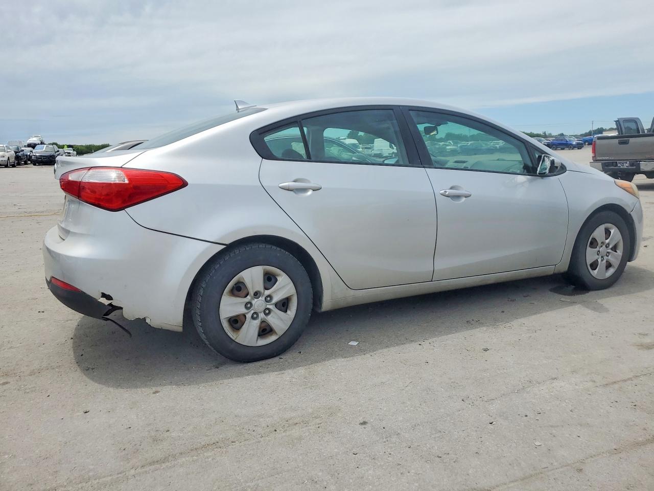 2015 Kia Forte Lx Silver vin: KNAFK4A69F5436255