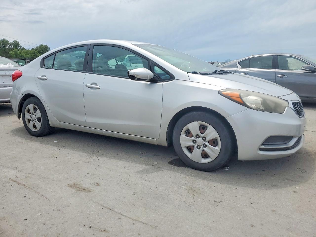 2015 Kia Forte Lx Silver vin: KNAFK4A69F5436255
