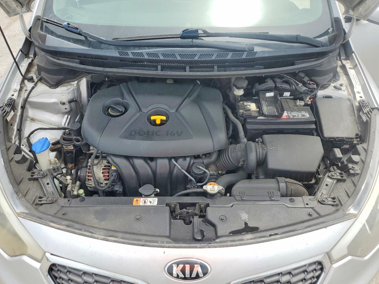 2015 Kia Forte Lx Silver vin: KNAFK4A69F5436255