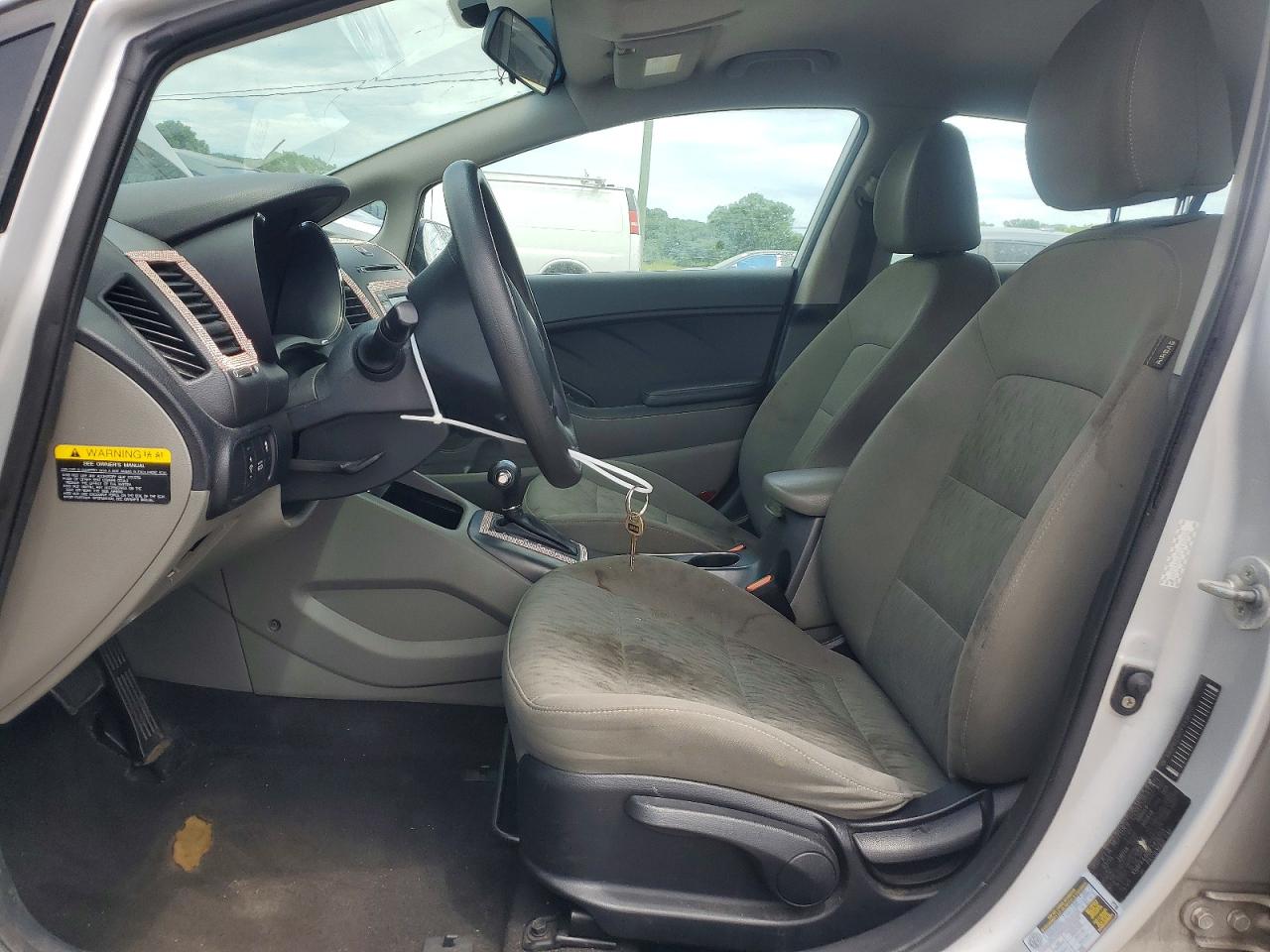2015 Kia Forte Lx Silver vin: KNAFK4A69F5436255