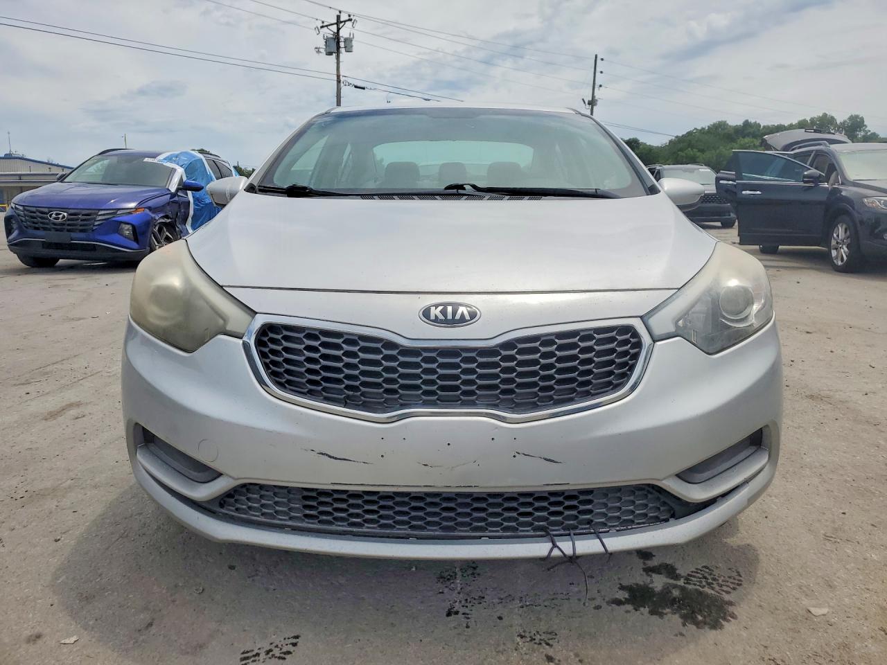 2015 Kia Forte Lx Silver vin: KNAFK4A69F5436255