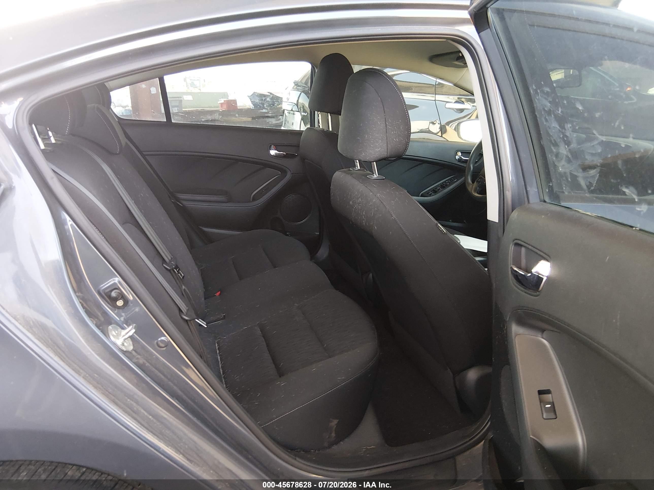 2014 Kia Forte Lx Blue vin: KNAFK4A6XE5070515