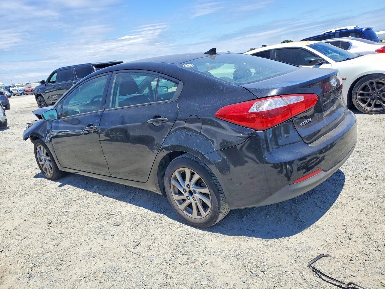 2014 Kia Forte Lx Черный vin: KNAFK4A6XE5172011