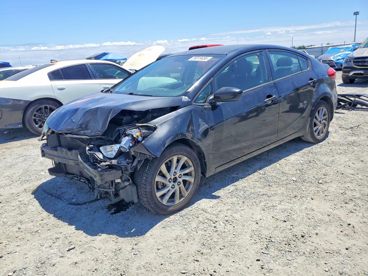 2014 Kia Forte Lx Black vin: KNAFK4A6XE5172011