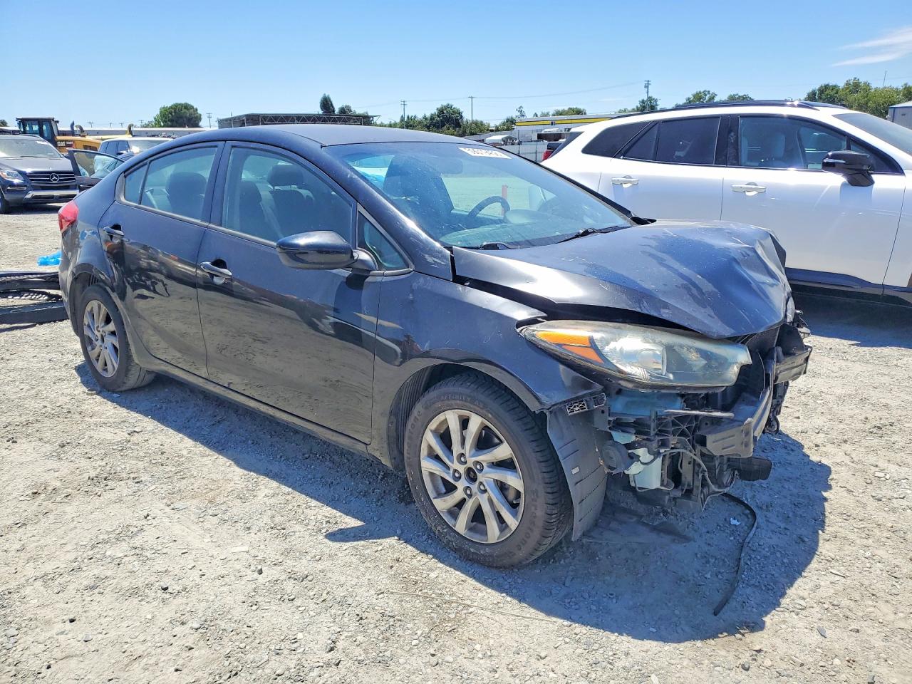 2014 Kia Forte Lx Черный vin: KNAFK4A6XE5172011