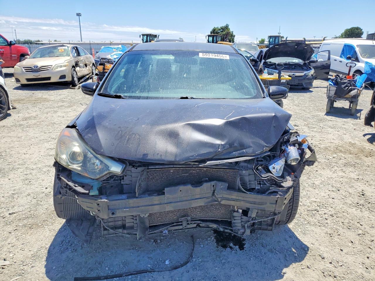 2014 Kia Forte Lx Черный vin: KNAFK4A6XE5172011