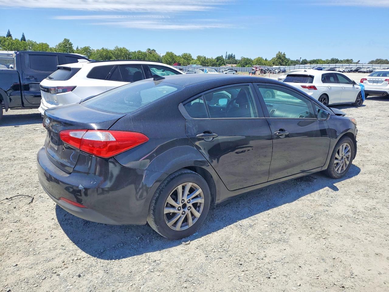 2014 Kia Forte Lx Черный vin: KNAFK4A6XE5172011