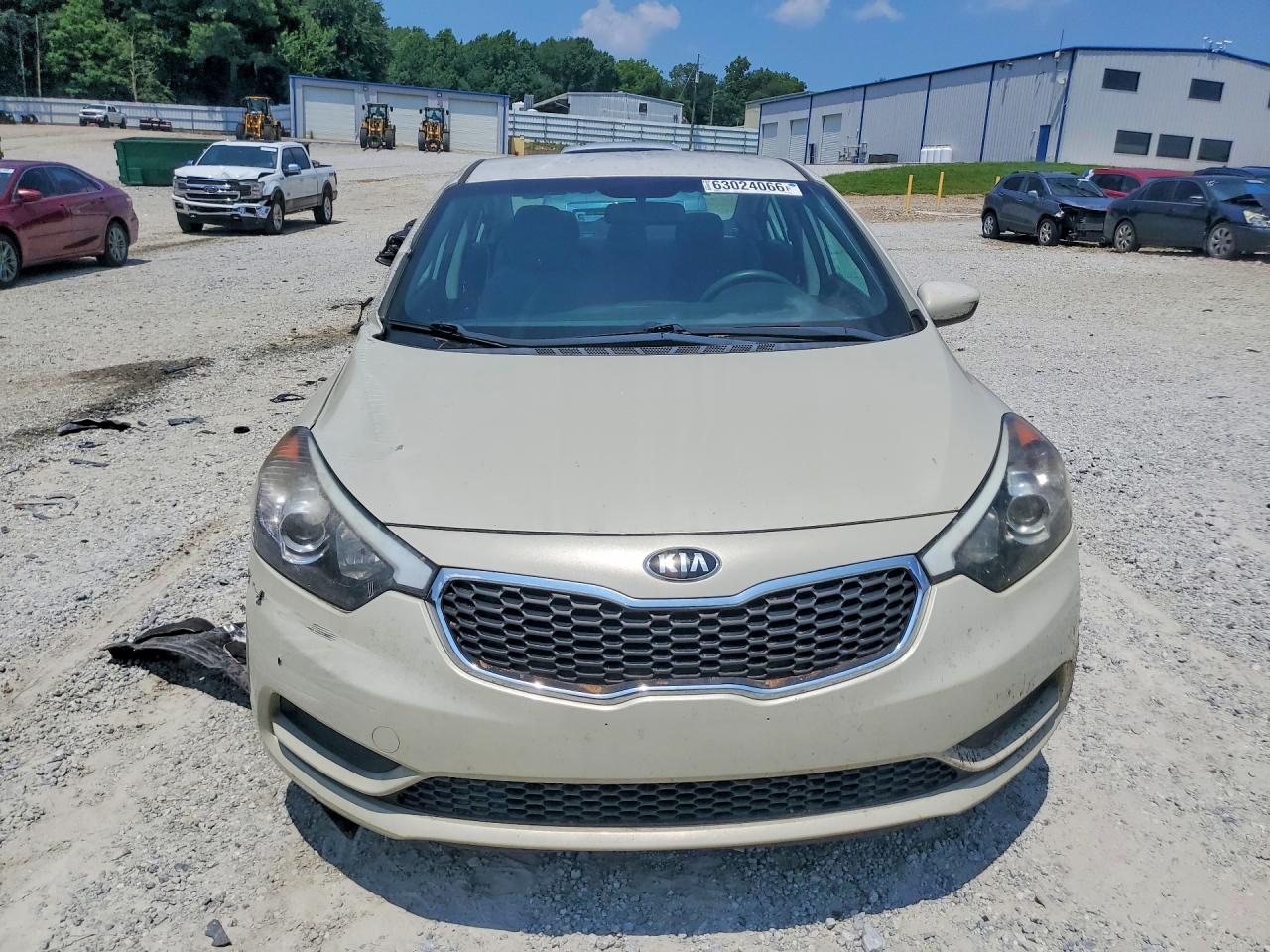 2014 Kia Forte Lx Beige vin: KNAFK4A6XE5178648
