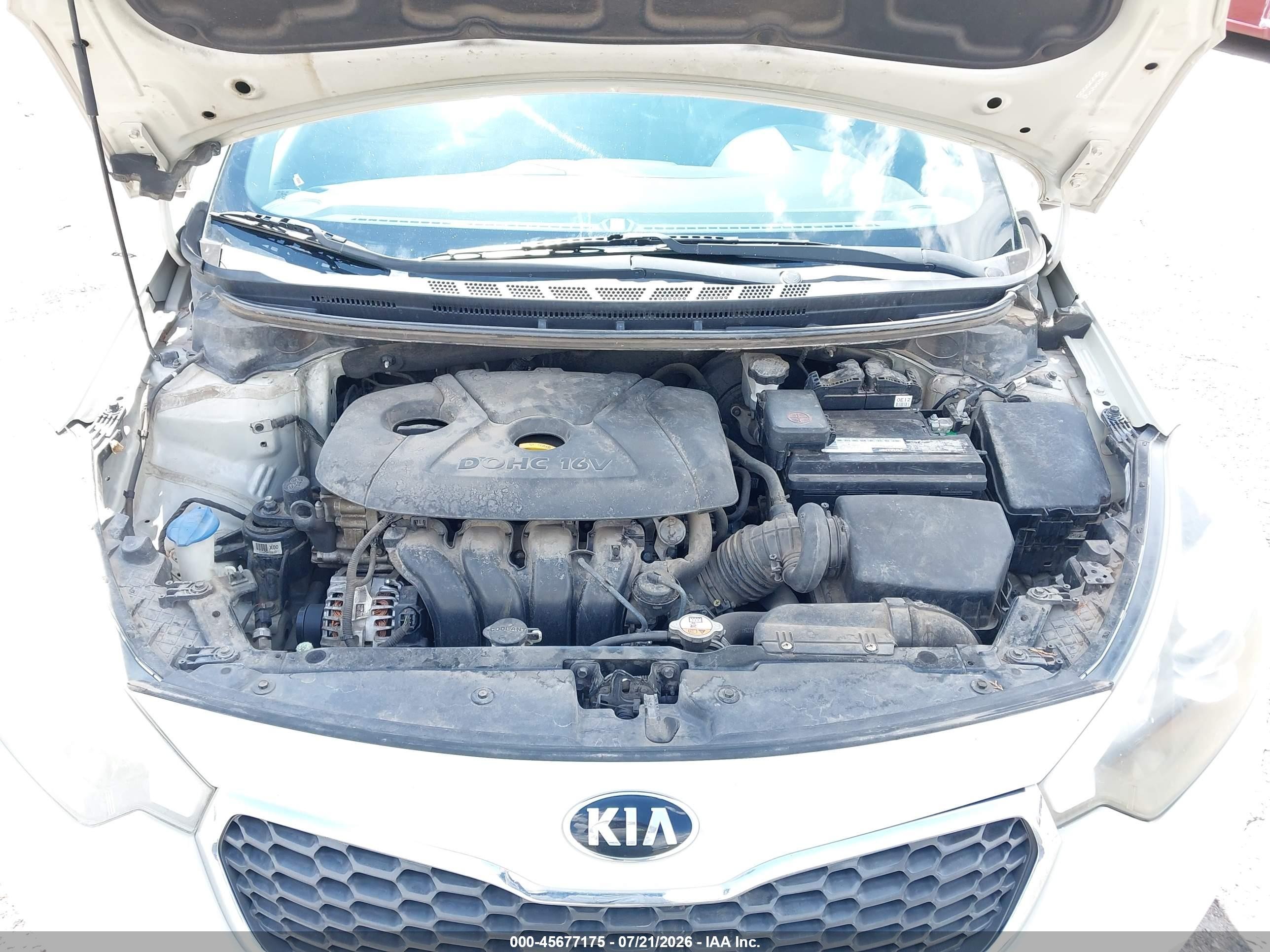 2015 Kia Forte Lx Cream vin: KNAFK4A6XF5322023