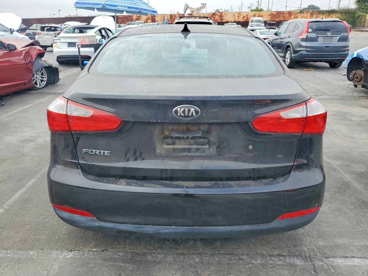 2015 Kia Forte Lx Black vin: KNAFK4A6XF5347472