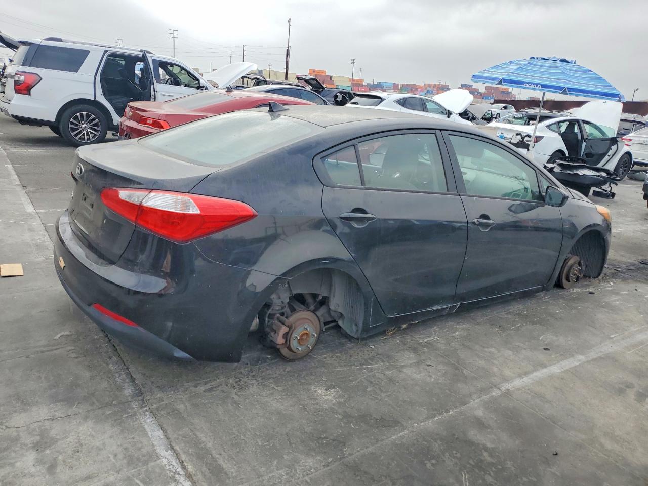 2015 Kia Forte Lx Black vin: KNAFK4A6XF5347472