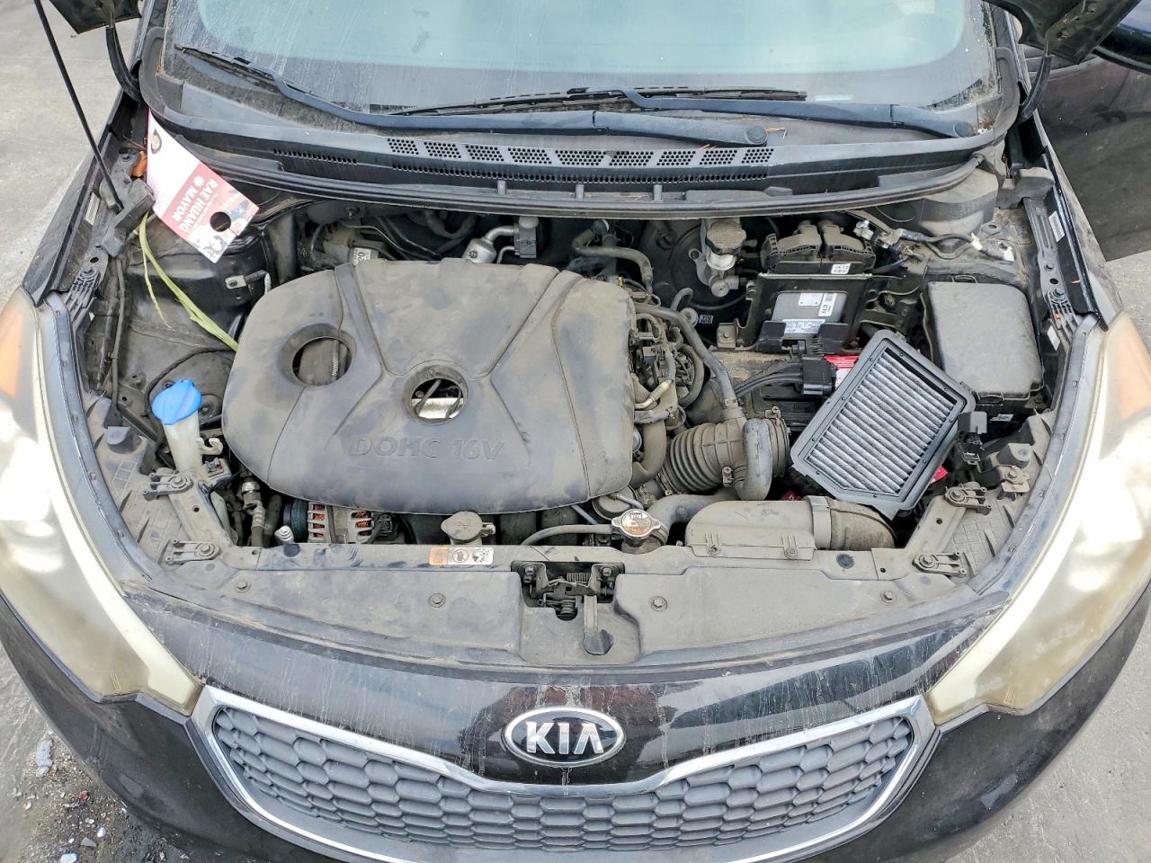 2015 Kia Forte Lx Black vin: KNAFK4A6XF5347472