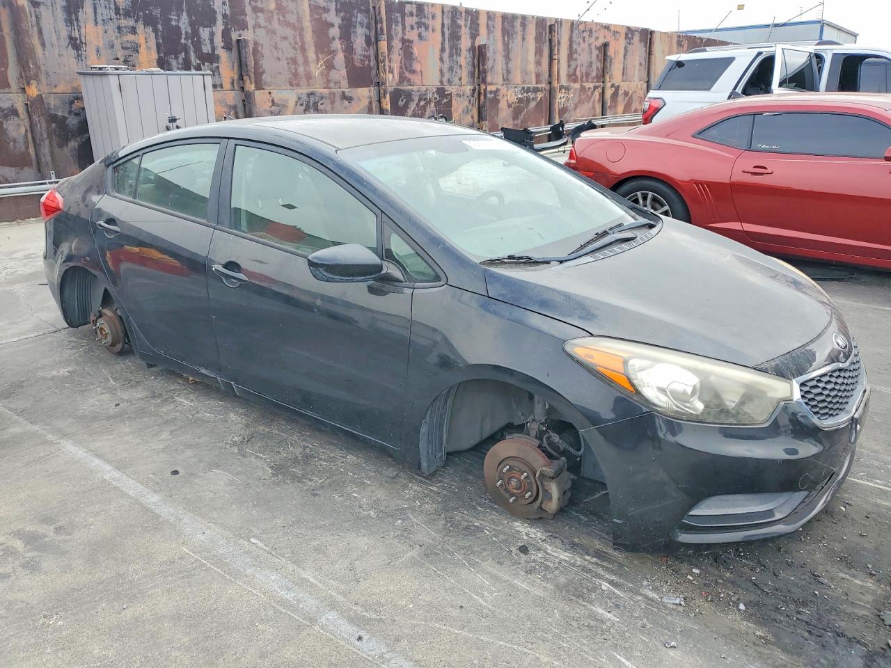 2015 Kia Forte Lx Black vin: KNAFK4A6XF5347472