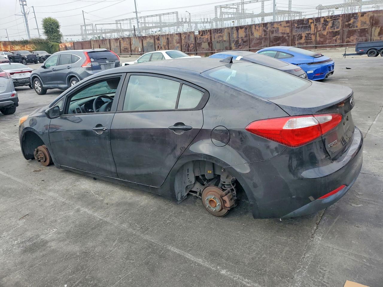 2015 Kia Forte Lx Black vin: KNAFK4A6XF5347472