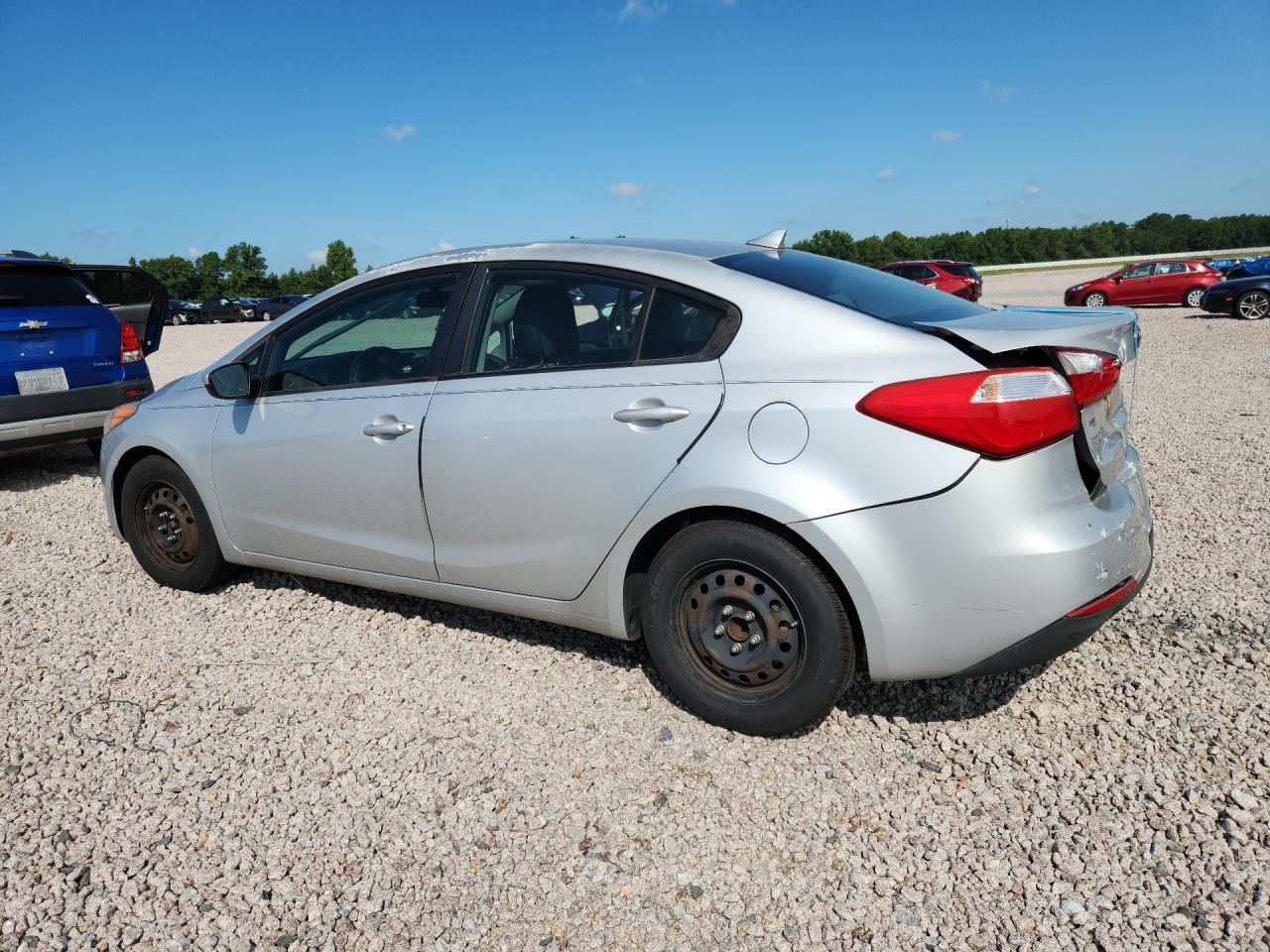 2015 Kia Forte Lx White vin: KNAFK4A6XF5432702