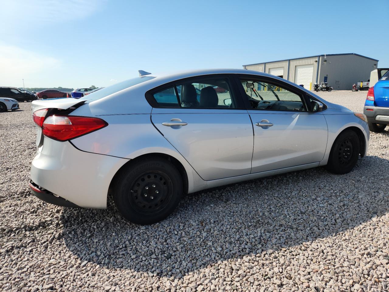 2015 Kia Forte Lx White vin: KNAFK4A6XF5432702