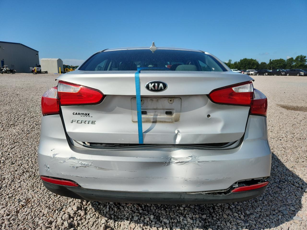 2015 Kia Forte Lx White vin: KNAFK4A6XF5432702