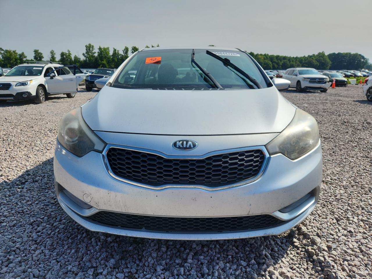 2015 Kia Forte Lx White vin: KNAFK4A6XF5432702